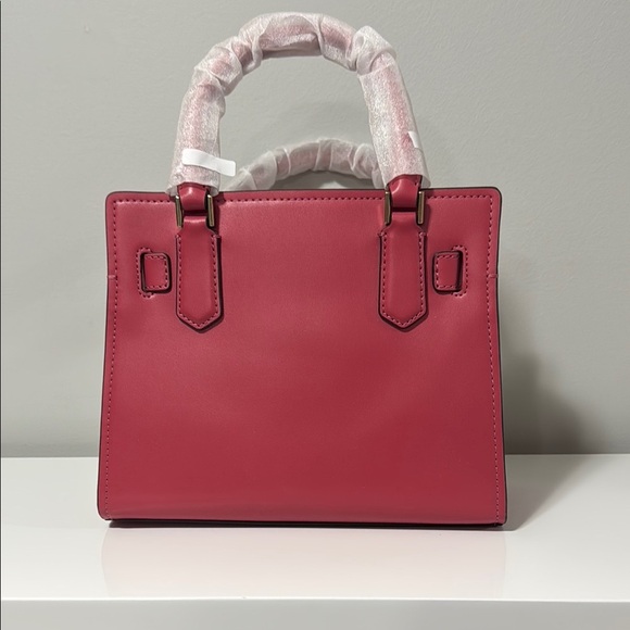 Michael Kors Cream and Pink Satchel with Gold Hardware - Picture 3 of 6